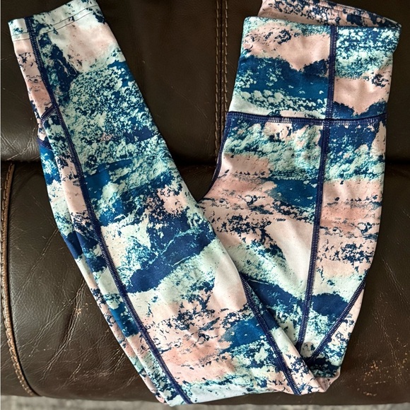 Women’s Tek Gear Dry Tek Water Colored Leggings, Size Small - Picture 1 of 4